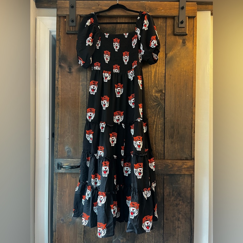 Dressed in LALA Feeling Fierce Smocked Dress